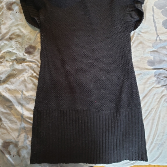 Long knit sweater with cowl neck - Picture 2 of 4
